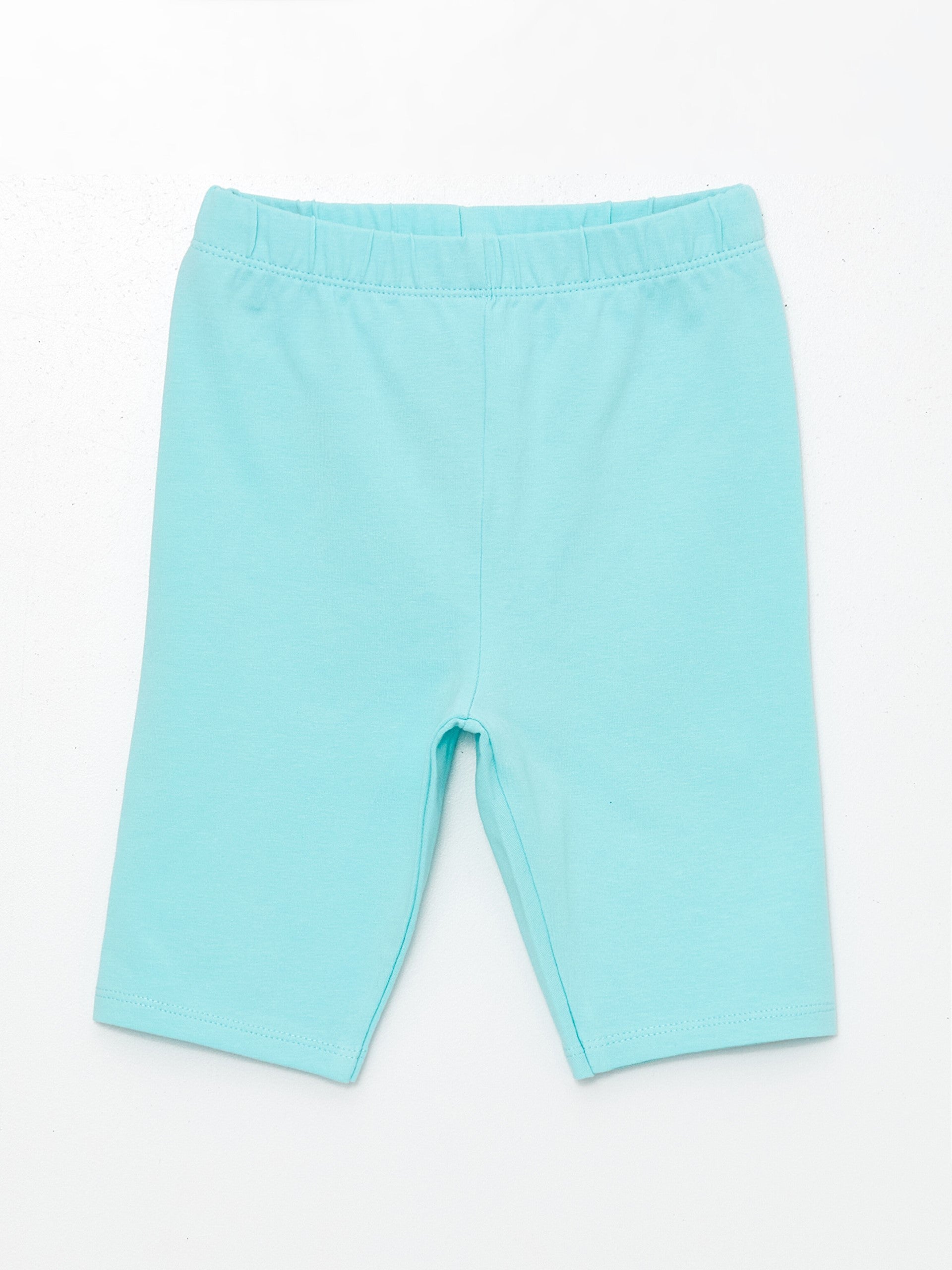 Patterned Baby Girl Shorts with Elastic Waist, 2-pack