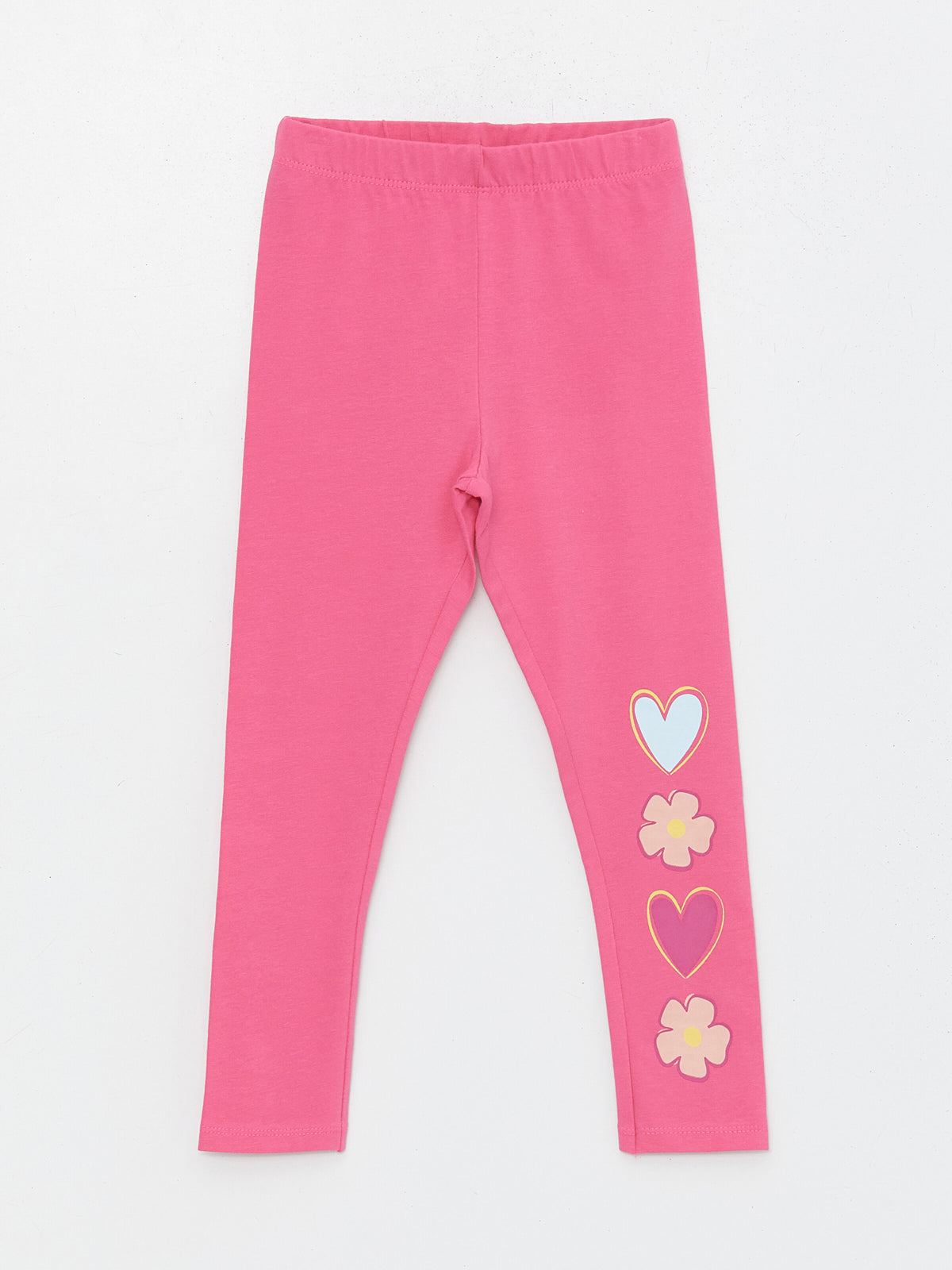 Elastic Waist Printed Baby Girls Tights