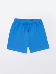 Basic Baby Boy Shorts with Elastic Waist, 2-pack