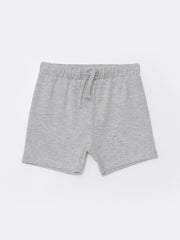 Basic Baby Boy Shorts with Elastic Waist, 2-pack