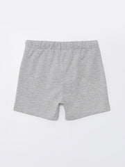 Basic Baby Boy Shorts with Elastic Waist, 2-pack