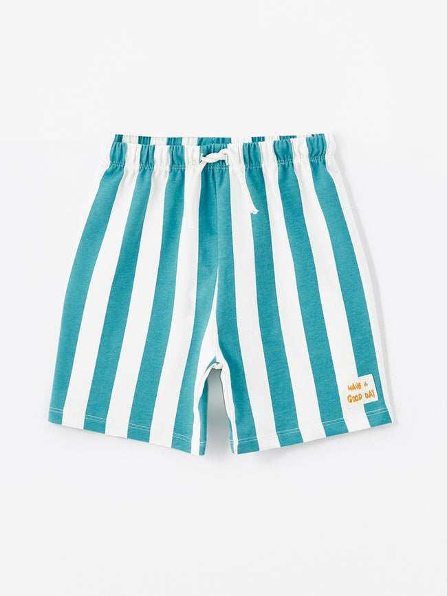 Elastic Waist Basic Baby Boy Shorts 2-Pack Main Image