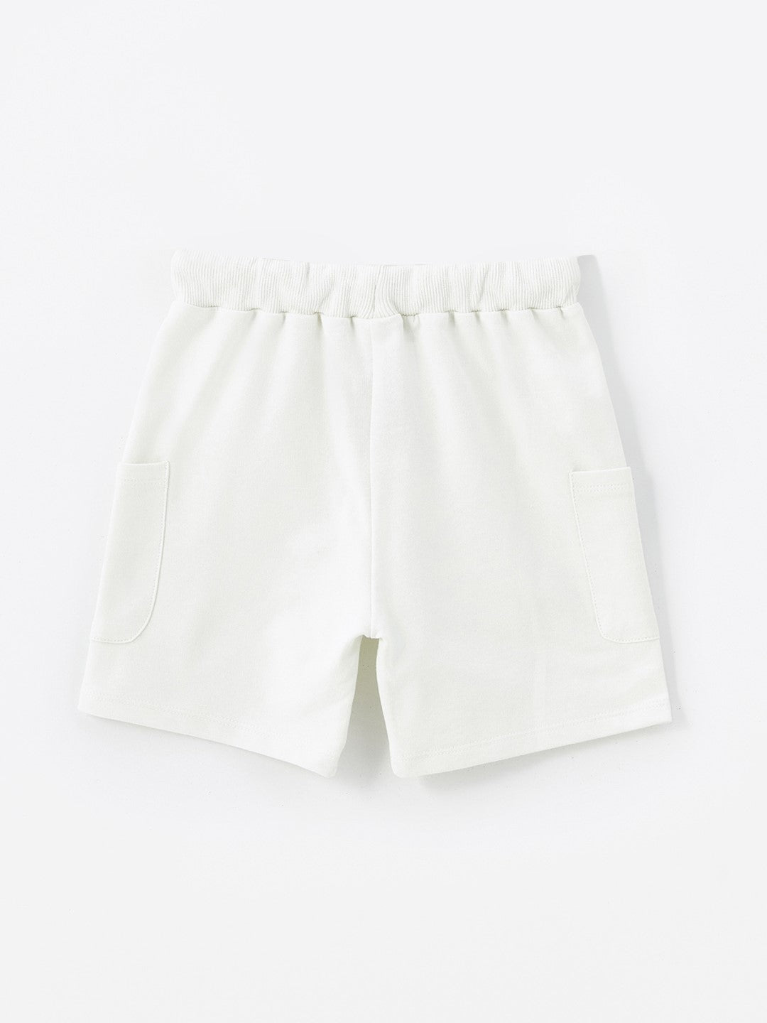 Elastic Waist Basic Baby Boy Shorts 2-Pack