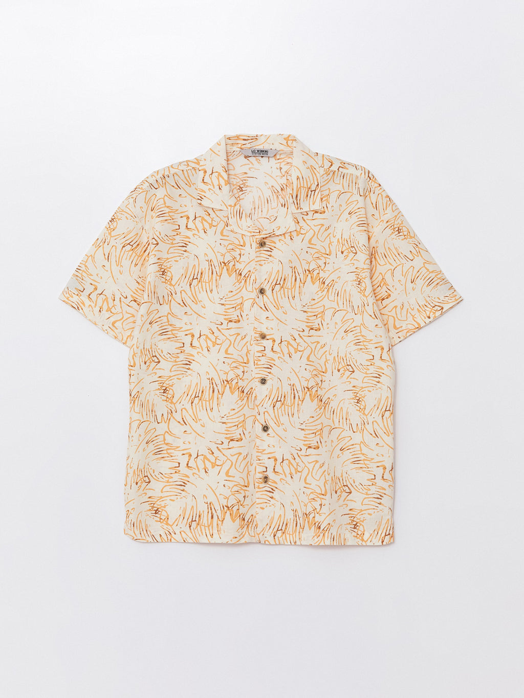 Comfortable Fit Linen Blend Boys Shirt