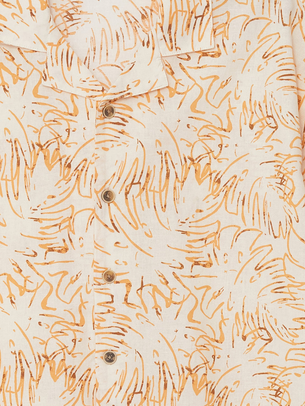 Comfortable Fit Linen Blend Boys Shirt