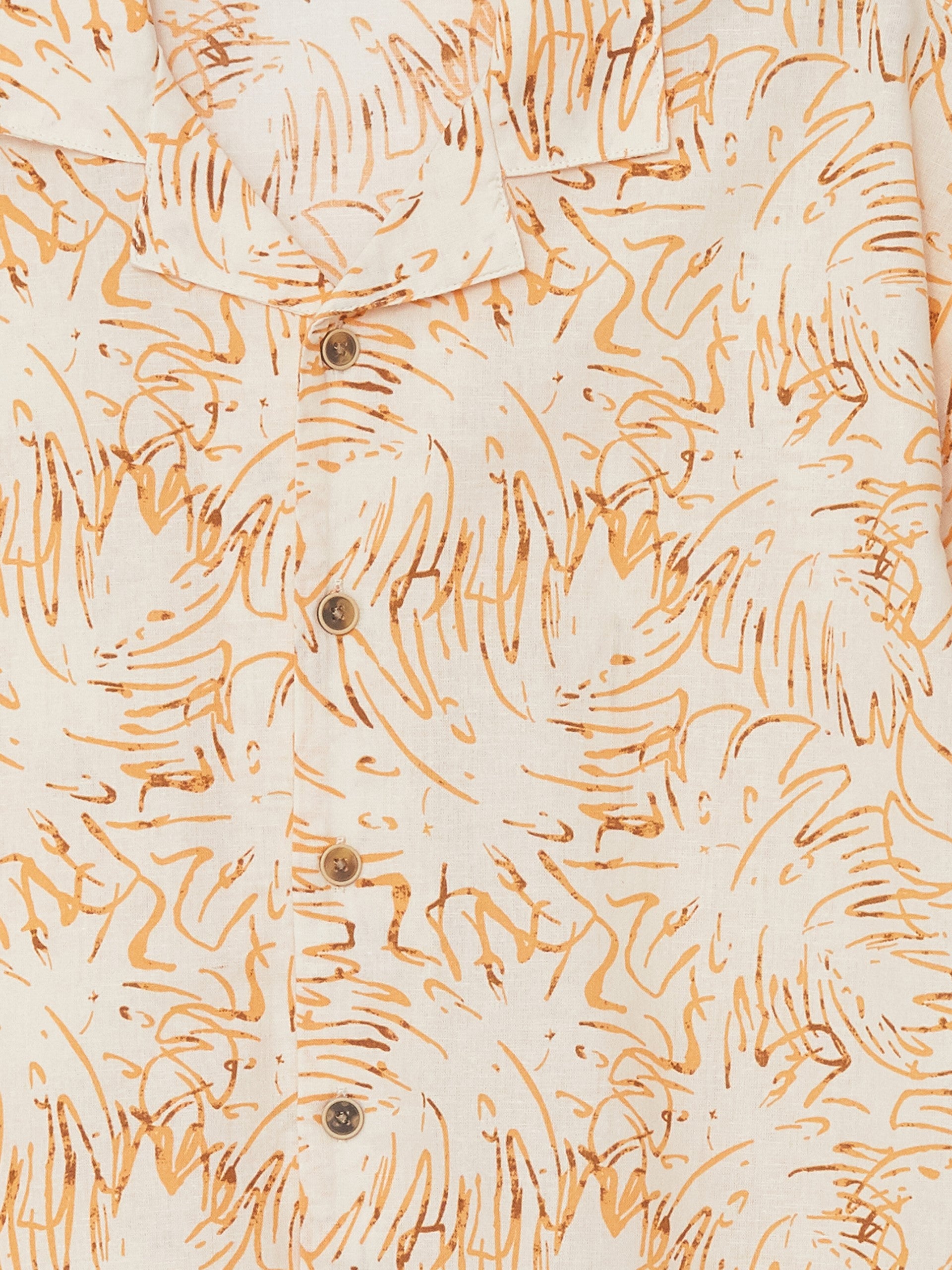 Comfortable Fit Linen Blend Boys Shirt