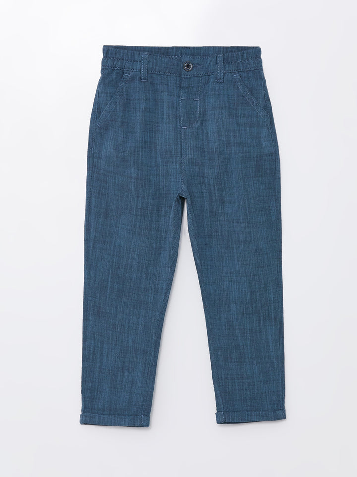 Baby Boy Trousers with Elastic Waist