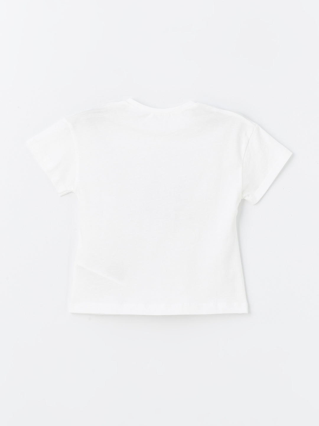Crew Neck Printed Short Sleeve Baby Girl T-Shirt, 2 Pack