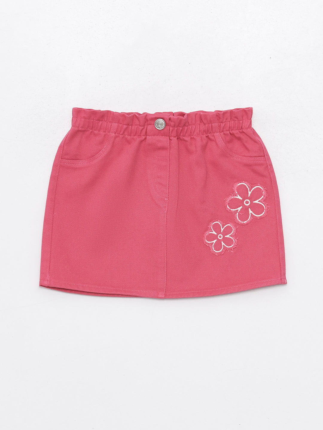 Floral Baby Girl Skirt with Elastic Waist