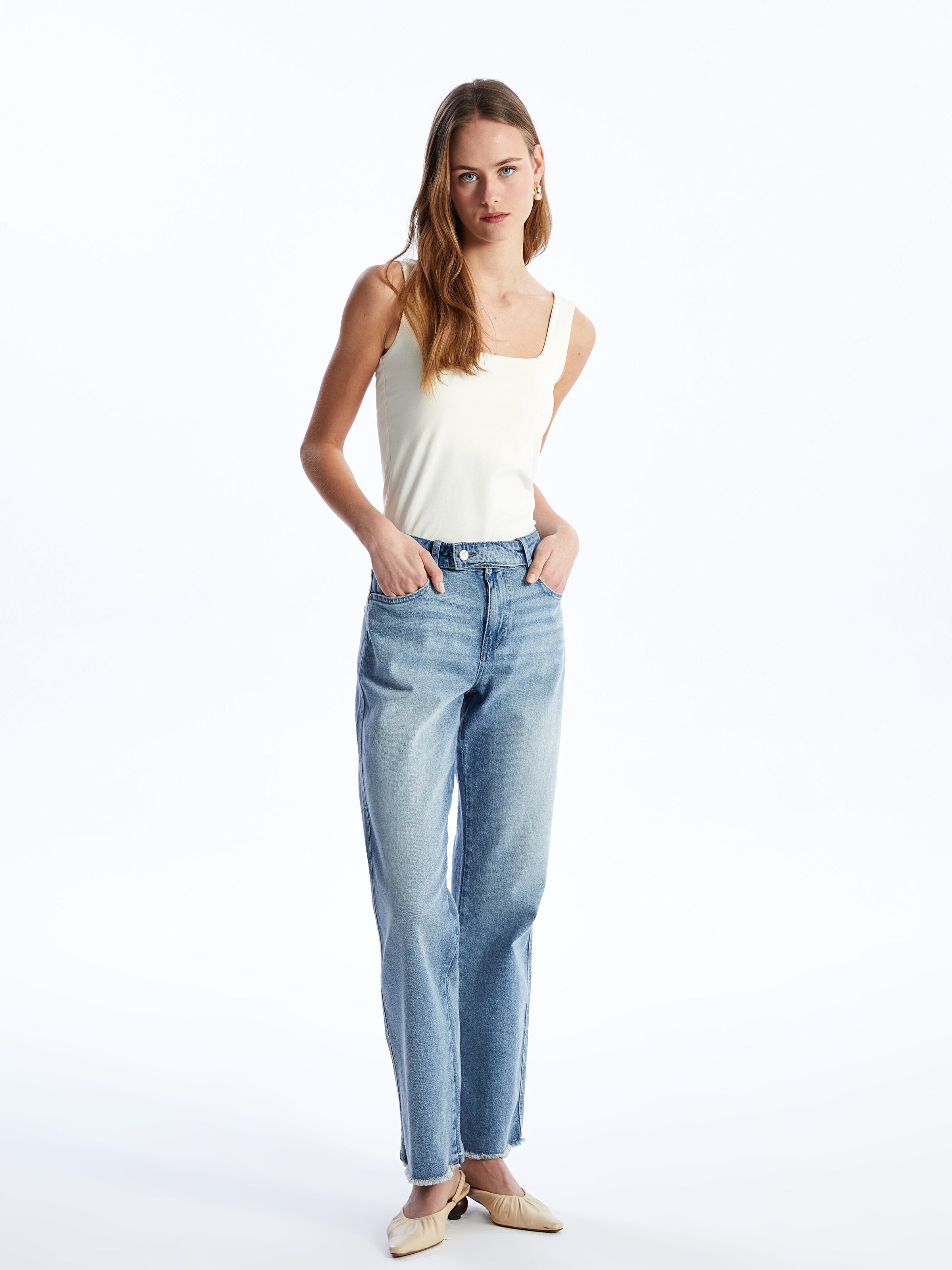 Lcw Vision Straight Fit Women Jean Trousers