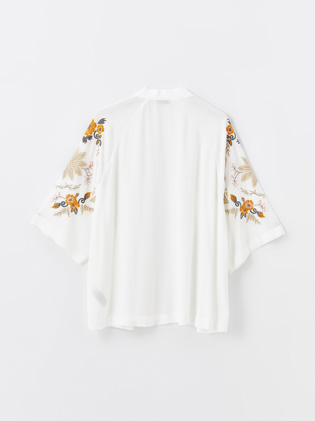 Shawl Collar Floral Oversize Women's Kimono