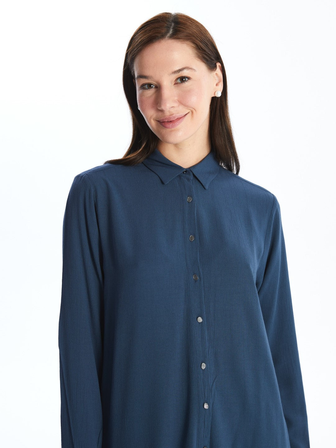 LCW Grace

Indigo Plain Long Sleeve Women's Shirt Tunic