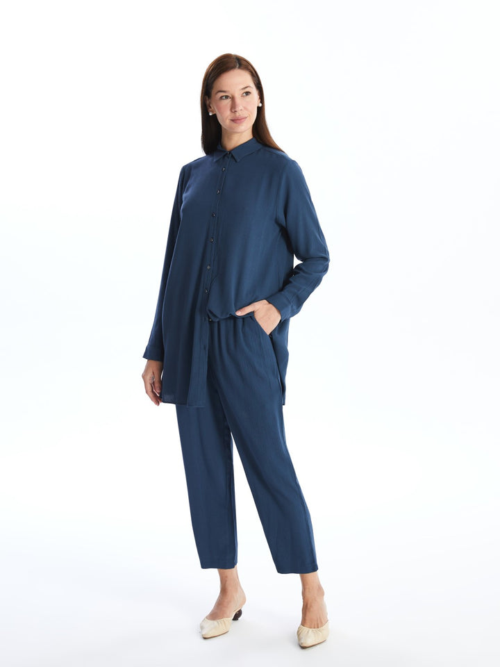 LCW Grace

Indigo Women's Elastic Waist Plain Trousers