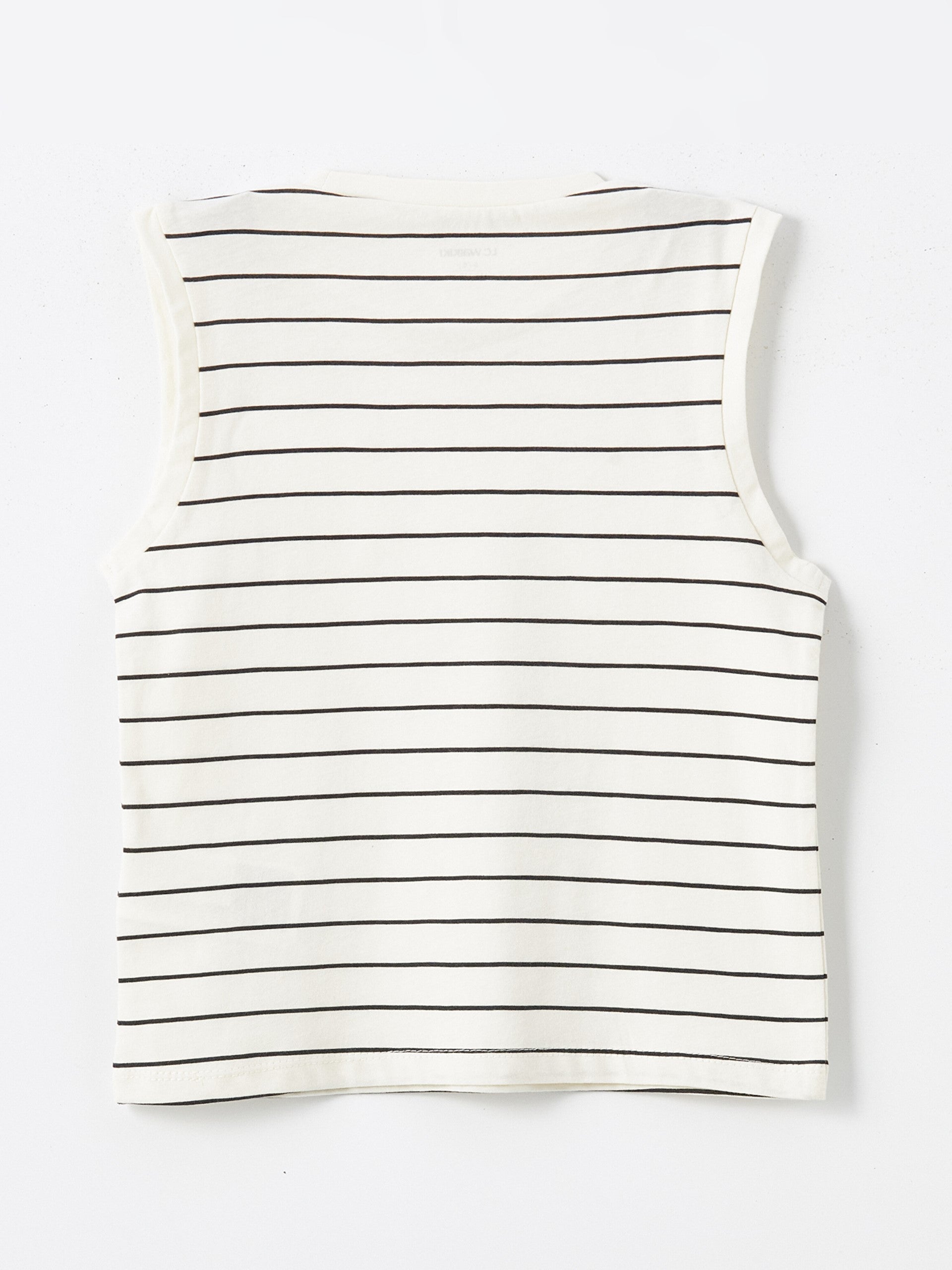 Crew Neck Printed Baby Boy Undershirt, Pack of 2