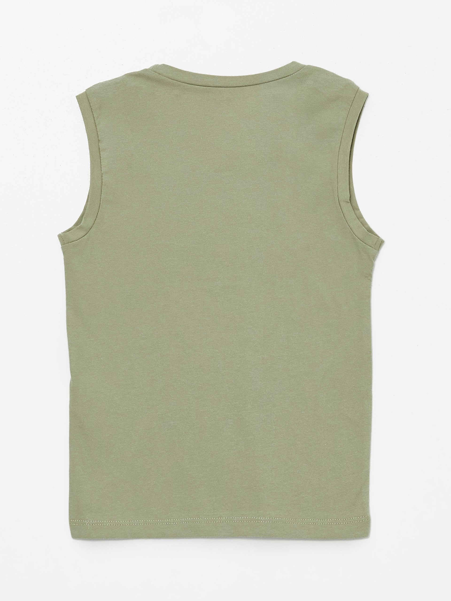 Crew Neck Printed Baby Boy Undershirt, Pack of 2