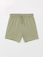 Basic Baby Boy Shorts with Elastic Waist, 2-pack