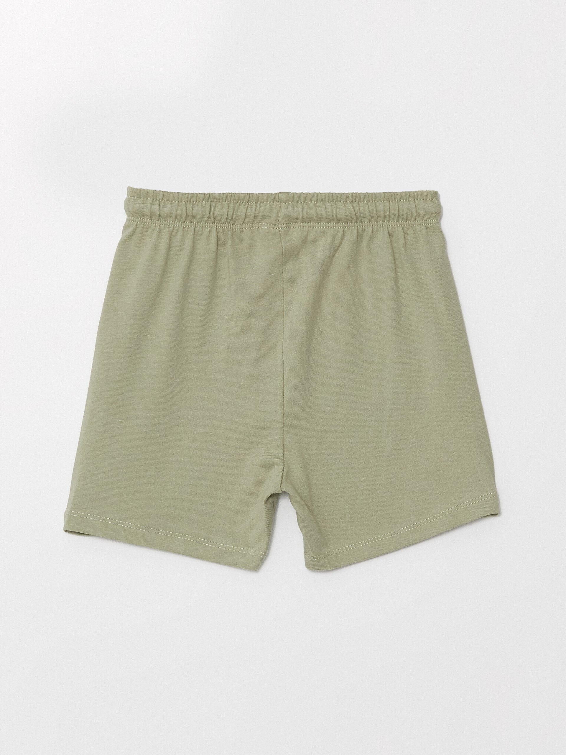 Basic Baby Boy Shorts with Elastic Waist, 2-pack
