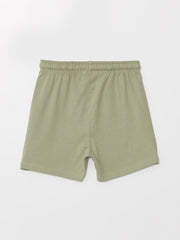 Basic Baby Boy Shorts with Elastic Waist, 2-pack