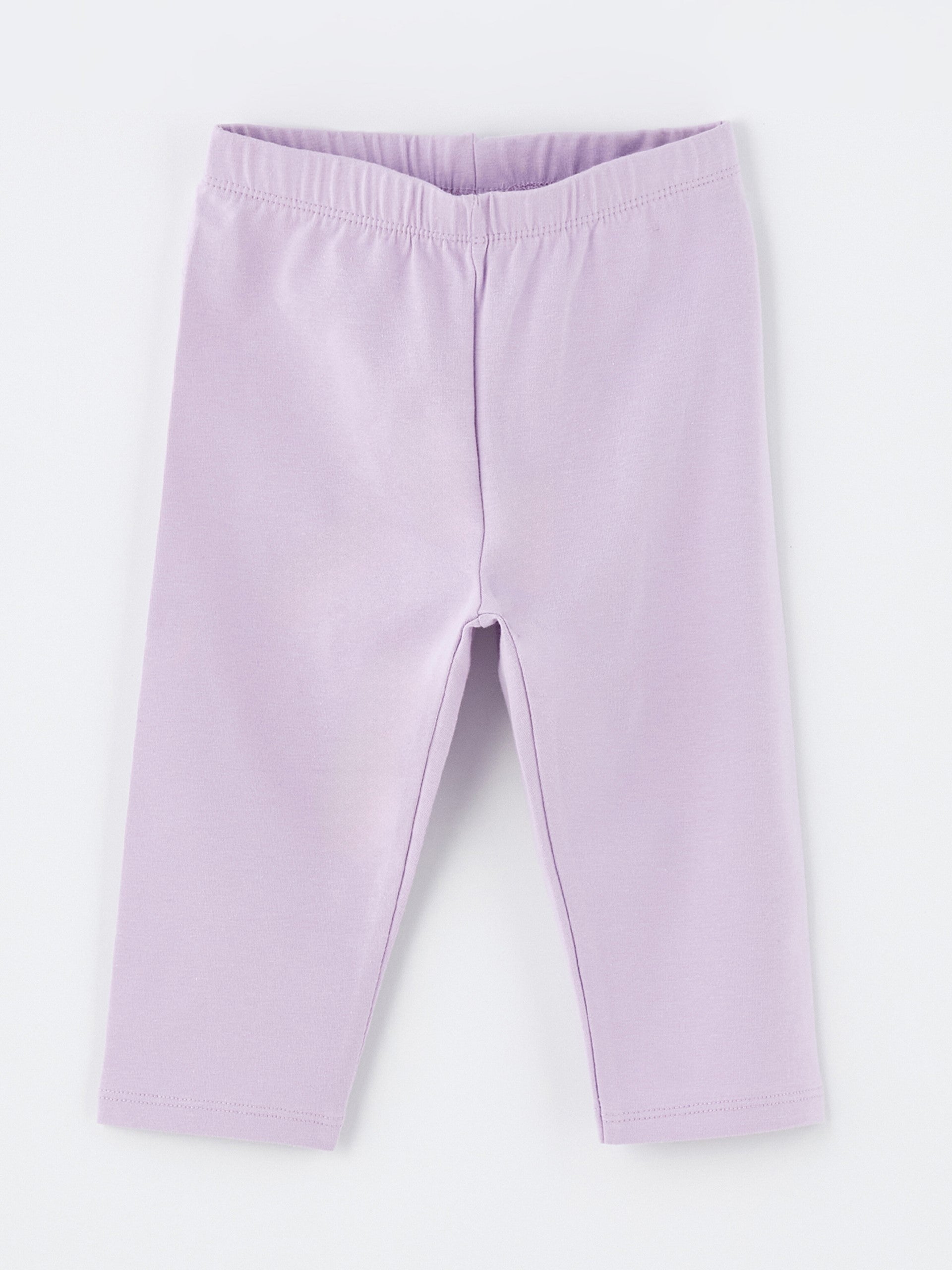 Elastic Waist Printed Baby Girl Tights, 2-Piece