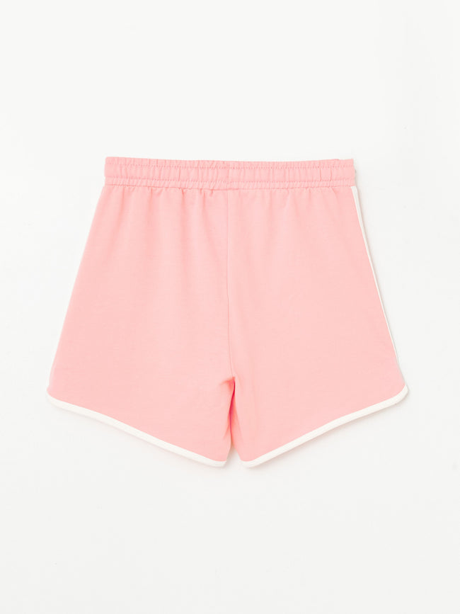 Elastic Waist Printed Girls Shorts Main Image