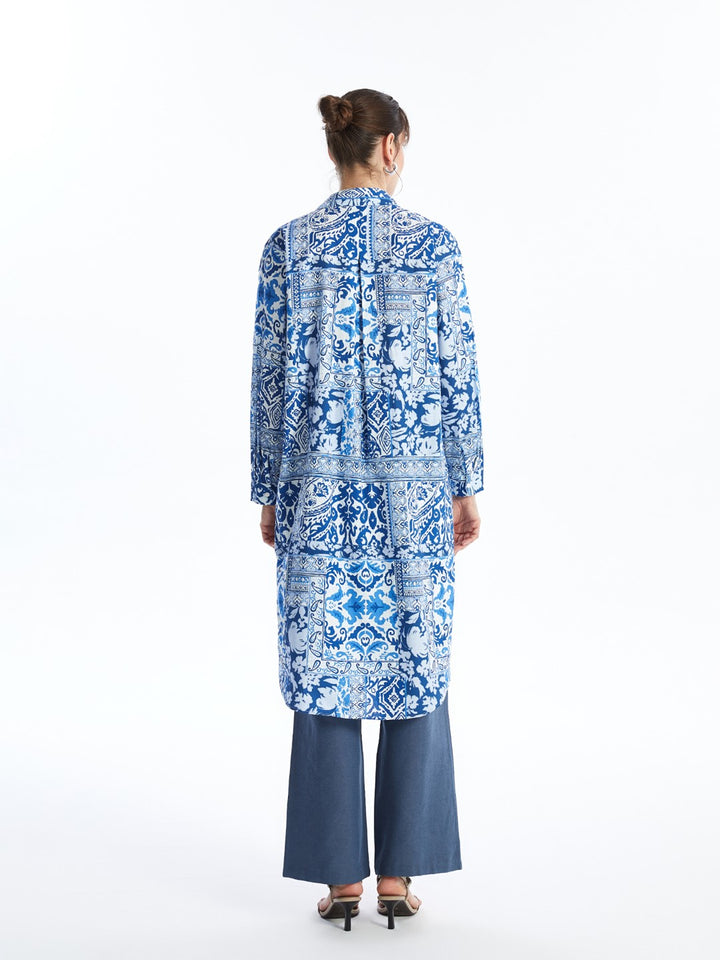 Patterned Women's Shirt Tunic