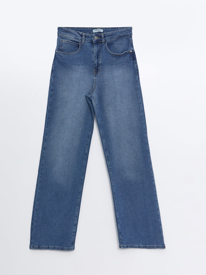 Wideleg Women Jean Trousers