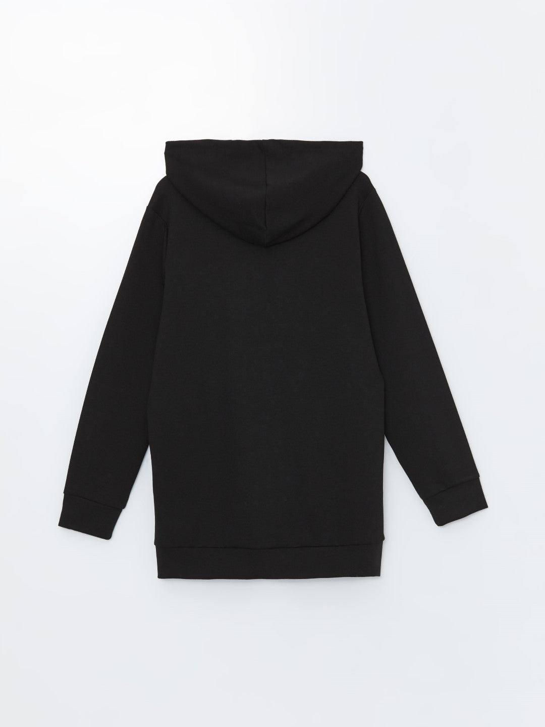 LCWAIKIKI Basic

New Black Hooded Plain Oversize Women's Zipper Sweatshirt