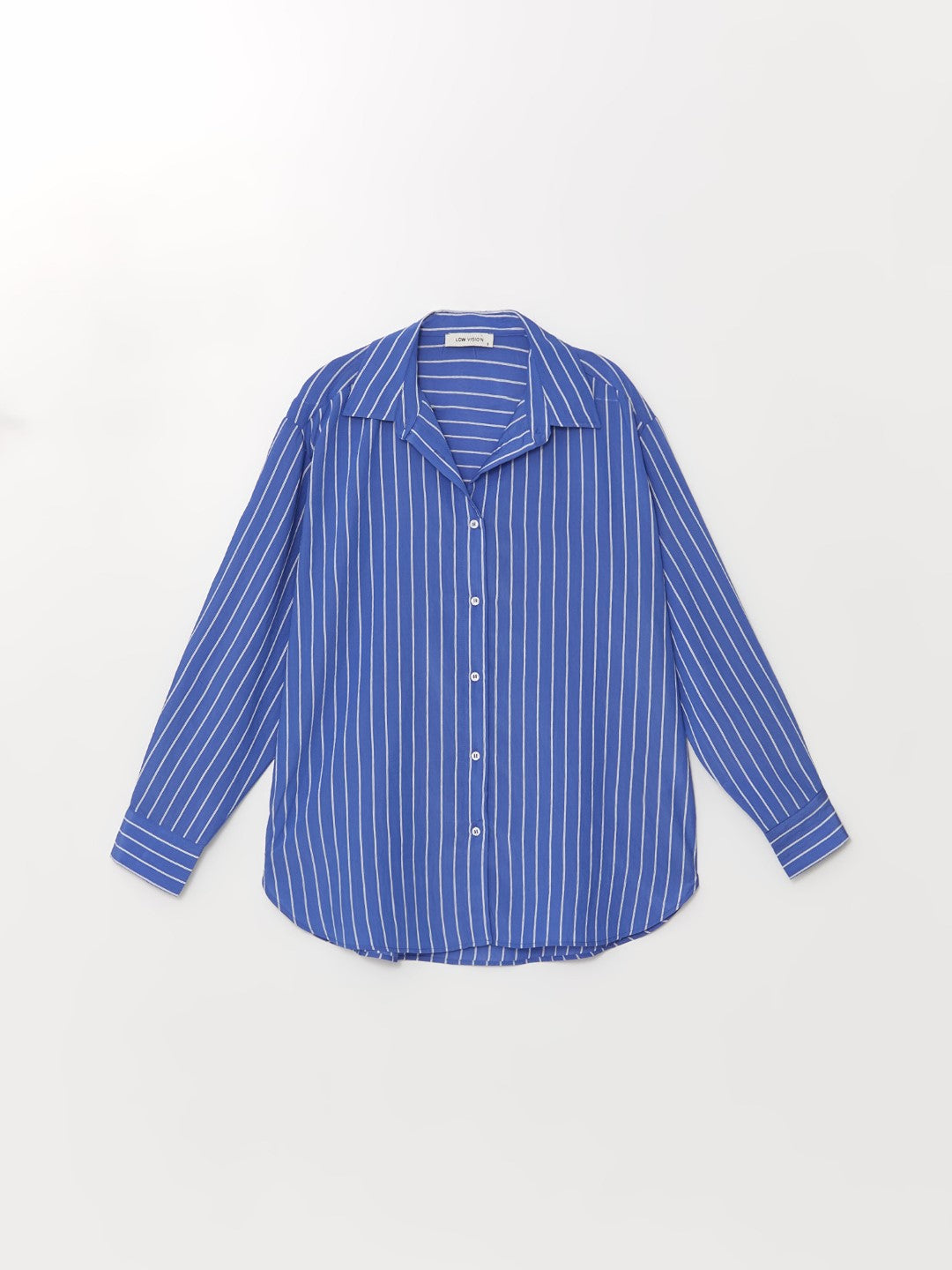 Striped Long Sleeve Oversize Women's Shirt