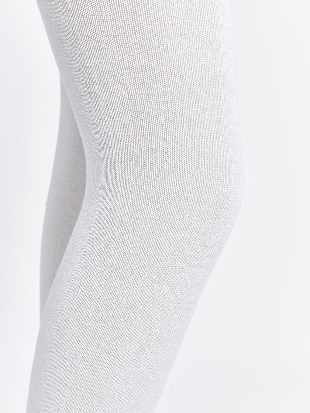 LCW Kids White Basic Girls Tights 2-Pack