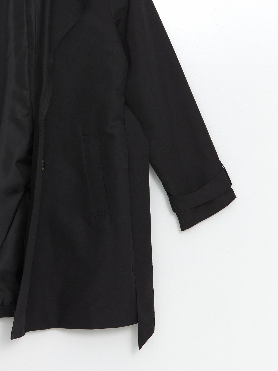 LCW Classic Jacket Collar Women Trench Coat