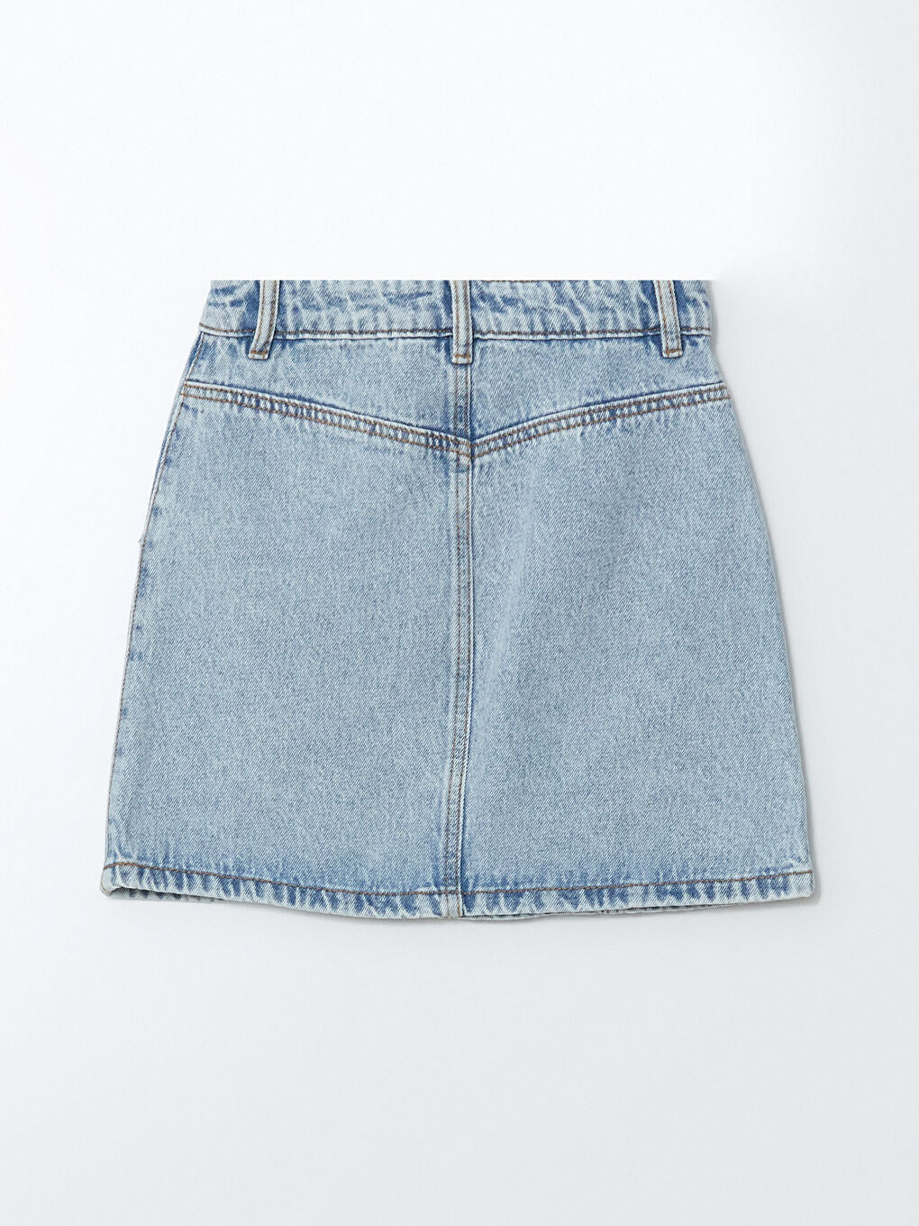 LCW Kids Blue Girls Cargo Jean Skirt