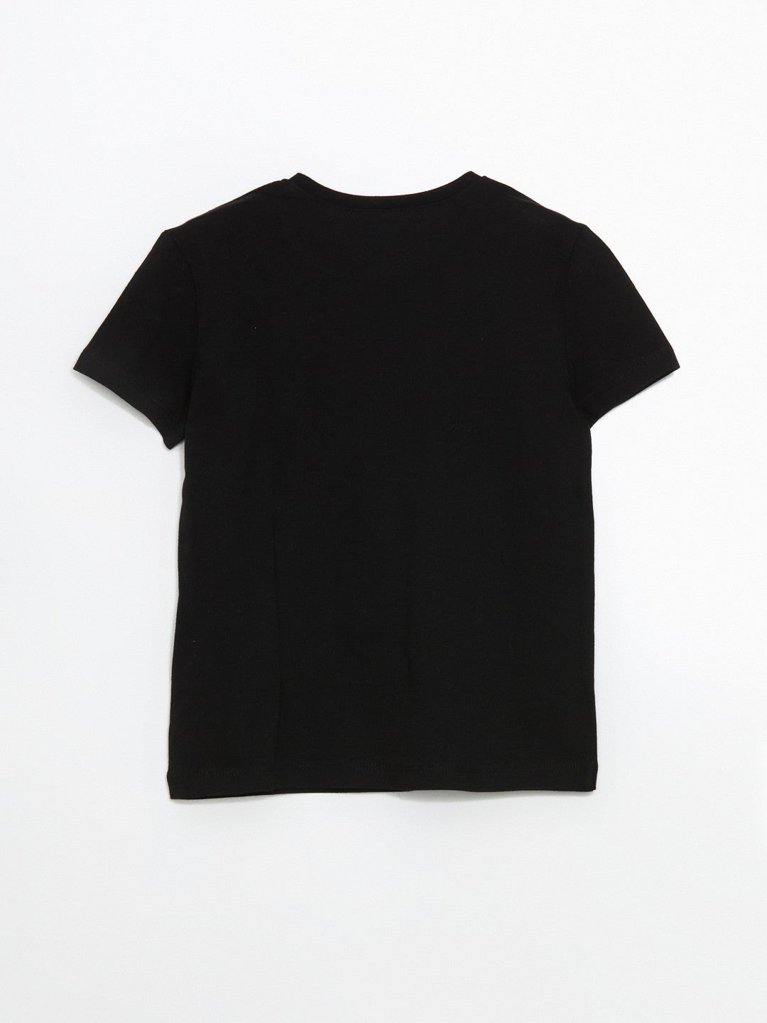 Lc Waikiki Crew Neck Plain Combed Cotton Girls T-Shirt