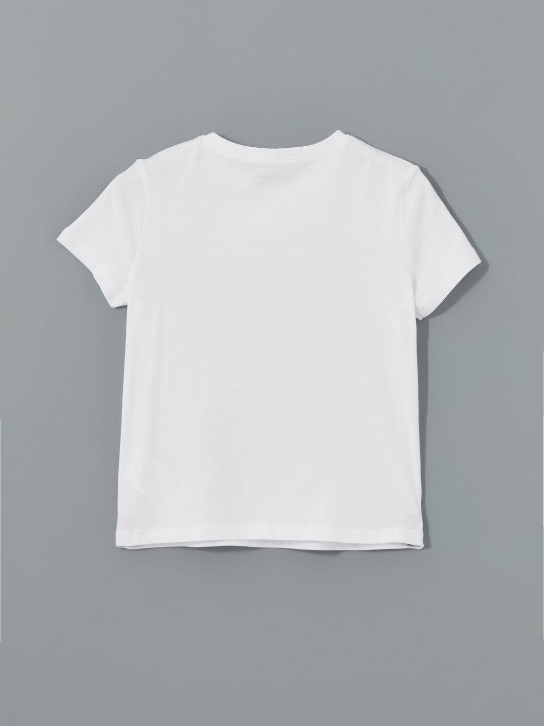 Lc Waikiki Crew Neck Plain Combed Cotton Girls T-Shirt