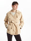 LCW Classic Jacket Collar Women Trench Coat