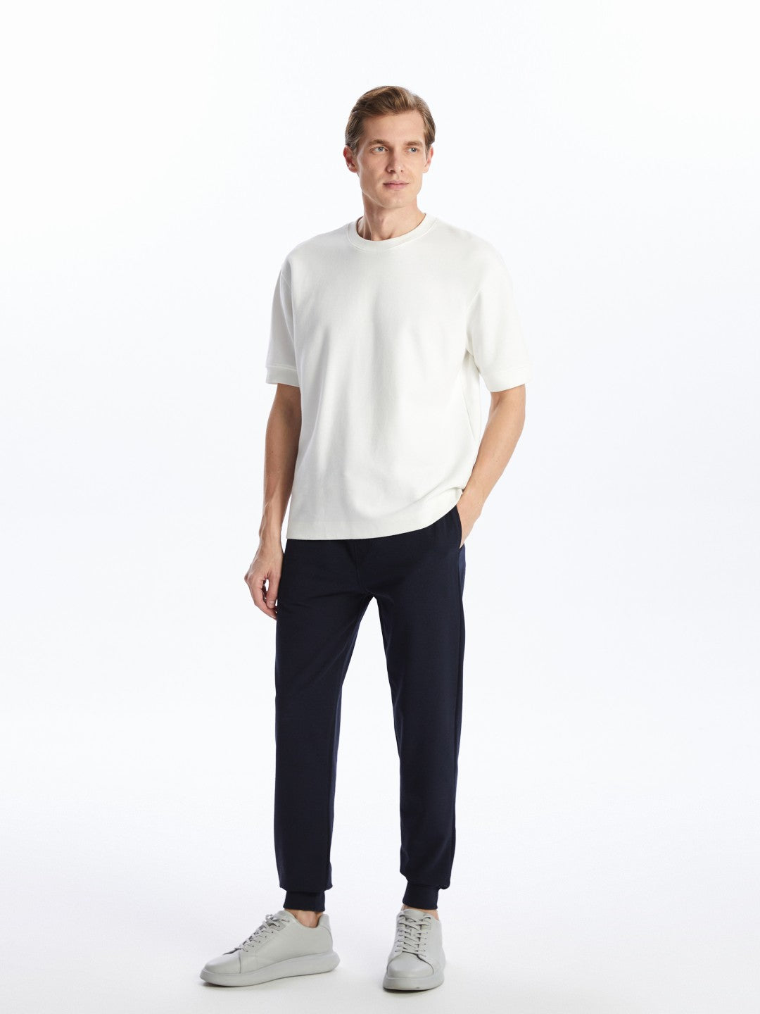 LCW Classic Standard Pattern Men Sweatpants