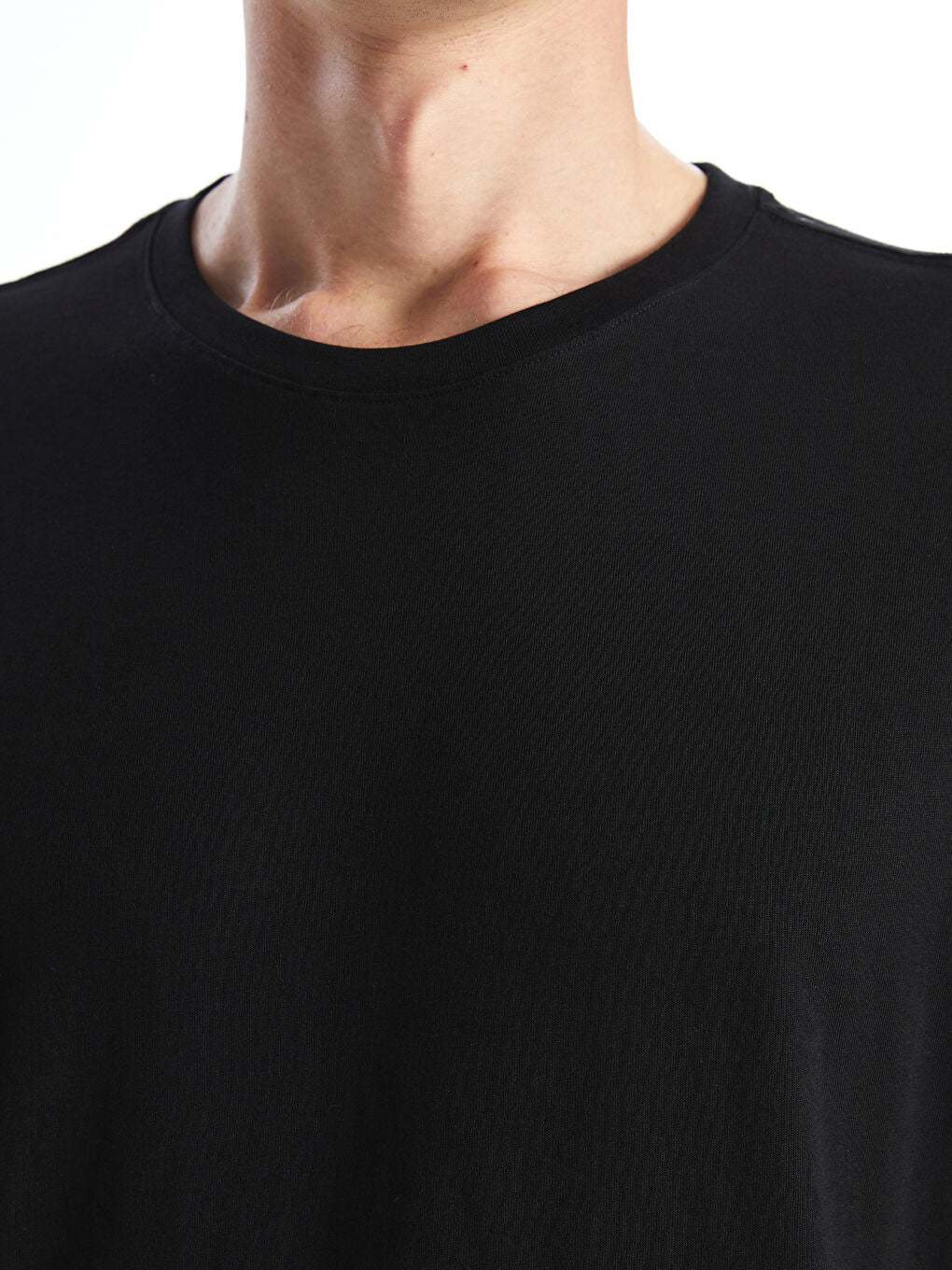 LCWAIKIKI Classic Green Crew Neck Combed Cotton Men T-Shirt