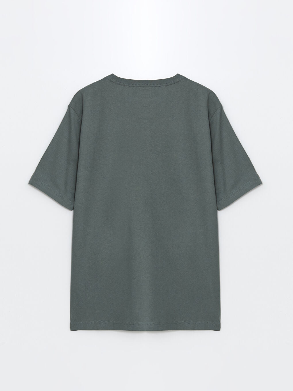LCWAIKIKI Classic Green Crew Neck Combed Cotton Men T-Shirt