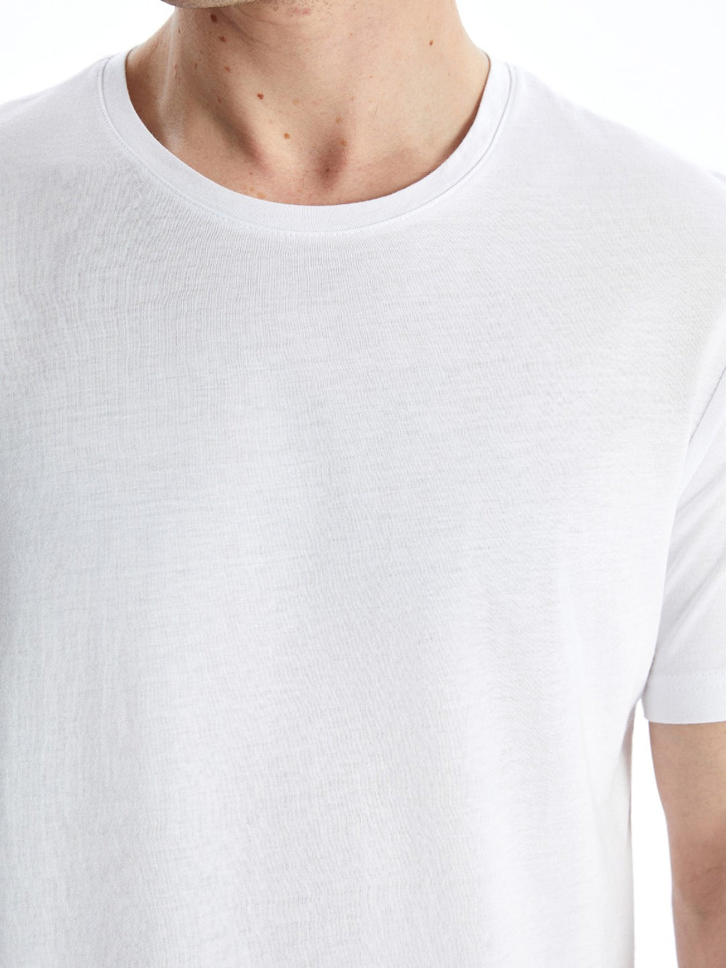 LCW Basic Crew Neck Combed Cotton Men T-Shirt