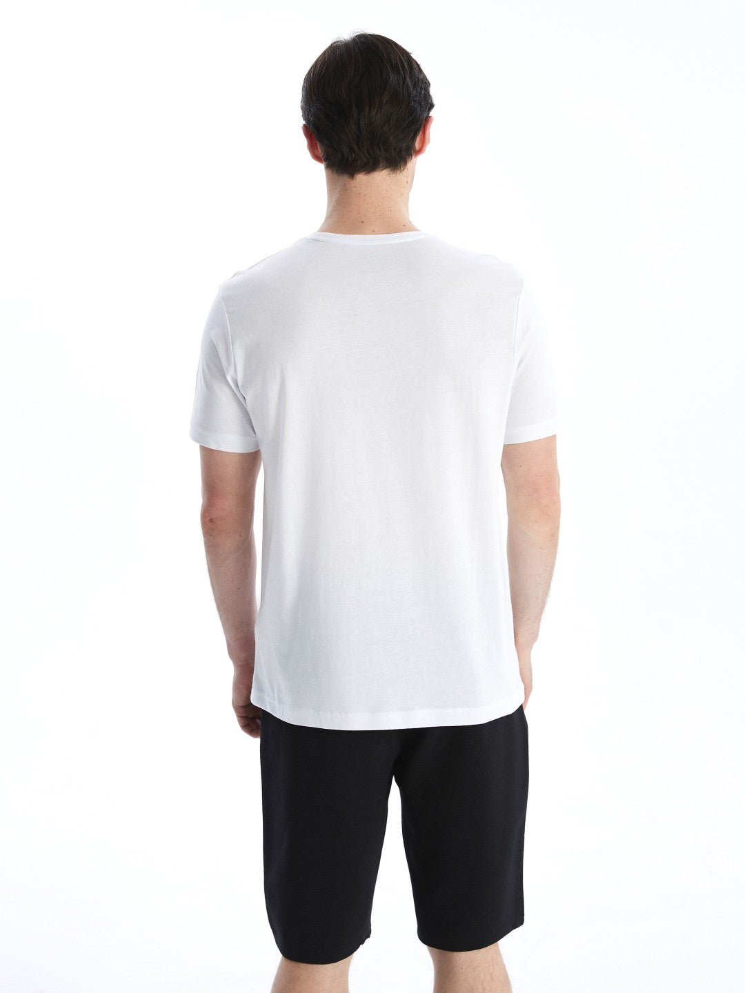LCW Basic Crew Neck Combed Cotton Men T-Shirt