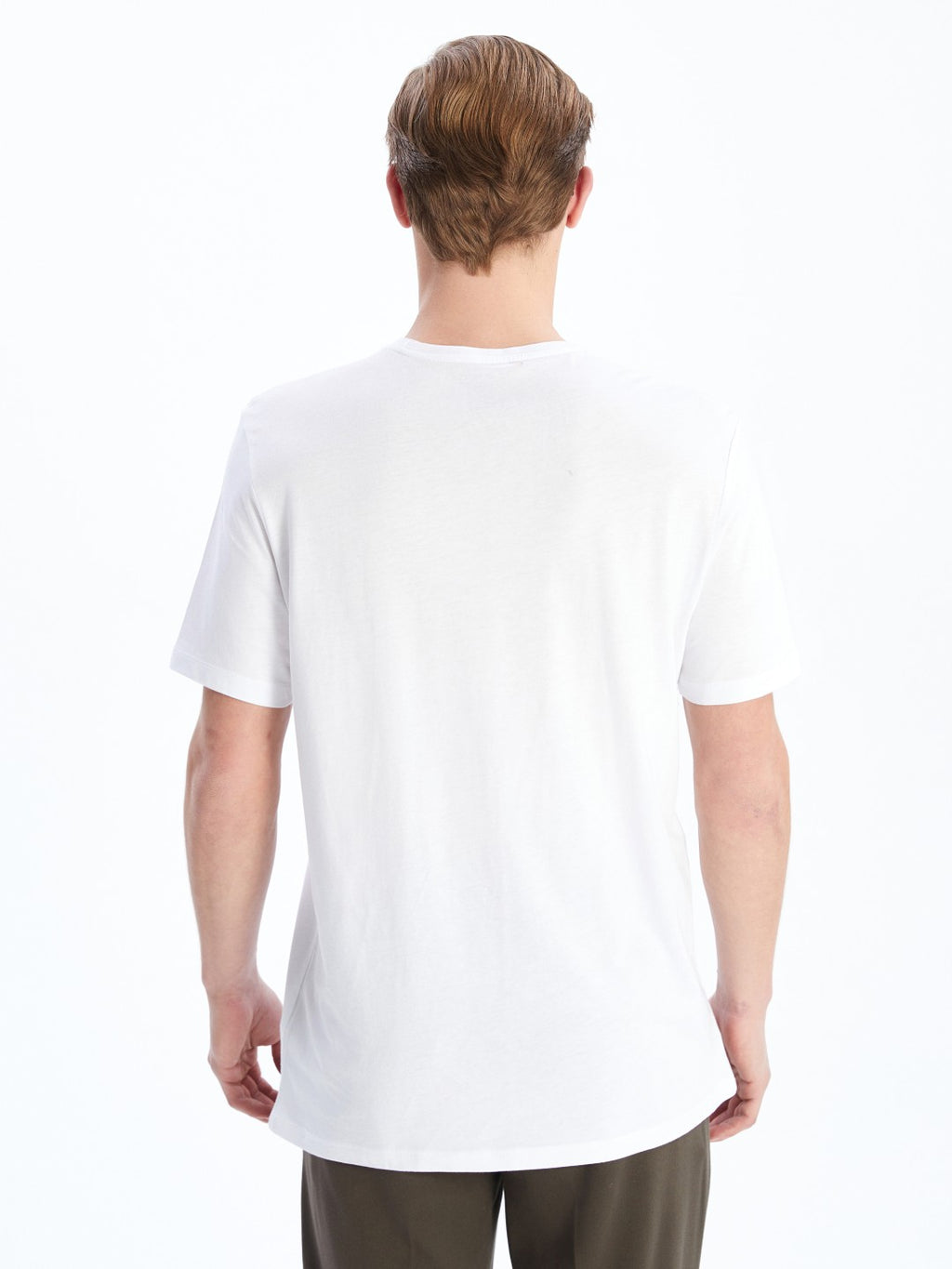 LCW Basic Crew Neck Combed Cotton Men T-Shirt