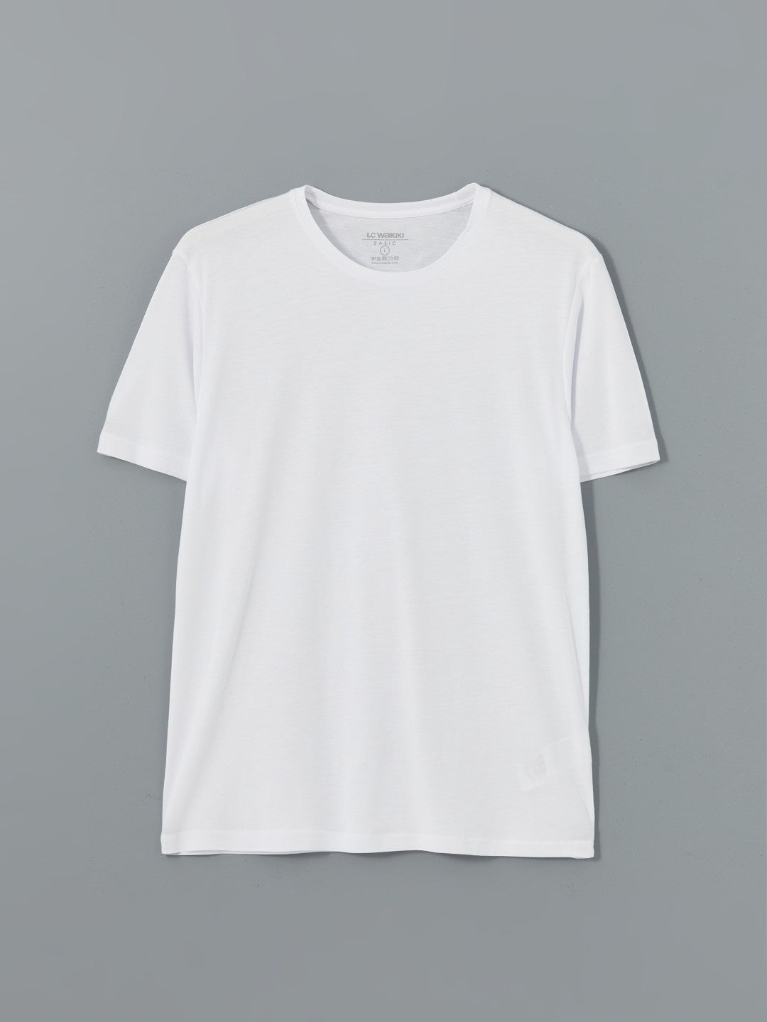 LCW Basic Crew Neck Combed Cotton Men T-Shirt