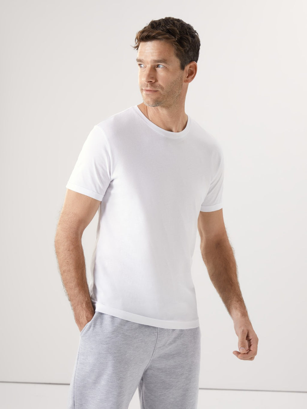 LCW Classic Crew Neck Combed Cotton Men T-Shirt