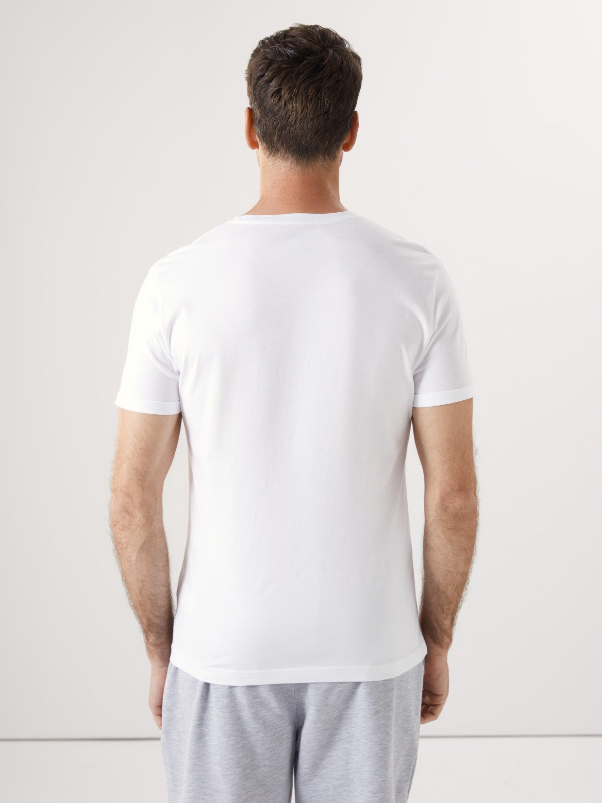 LCW Classic Crew Neck Combed Cotton Men T-Shirt