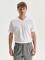 LCW Classic V-Neck Short Sleeve Combed Cotton Men T-Shirt