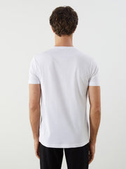 LCW Classic V-Neck Short Sleeve Combed Cotton Men T-Shirt