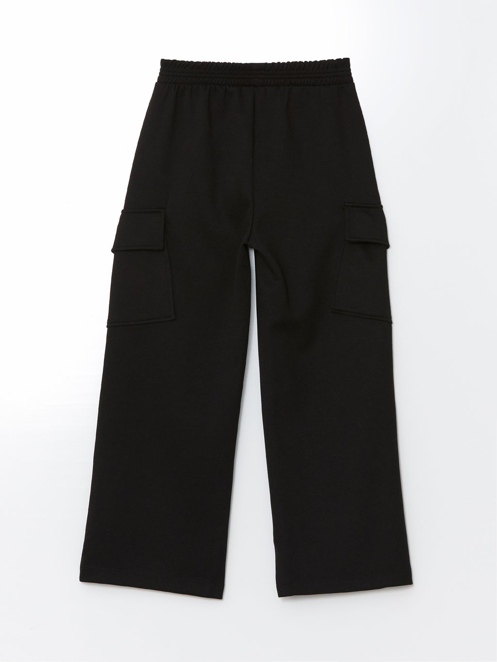 Elastic Waist Girls Cargo Sweatpants