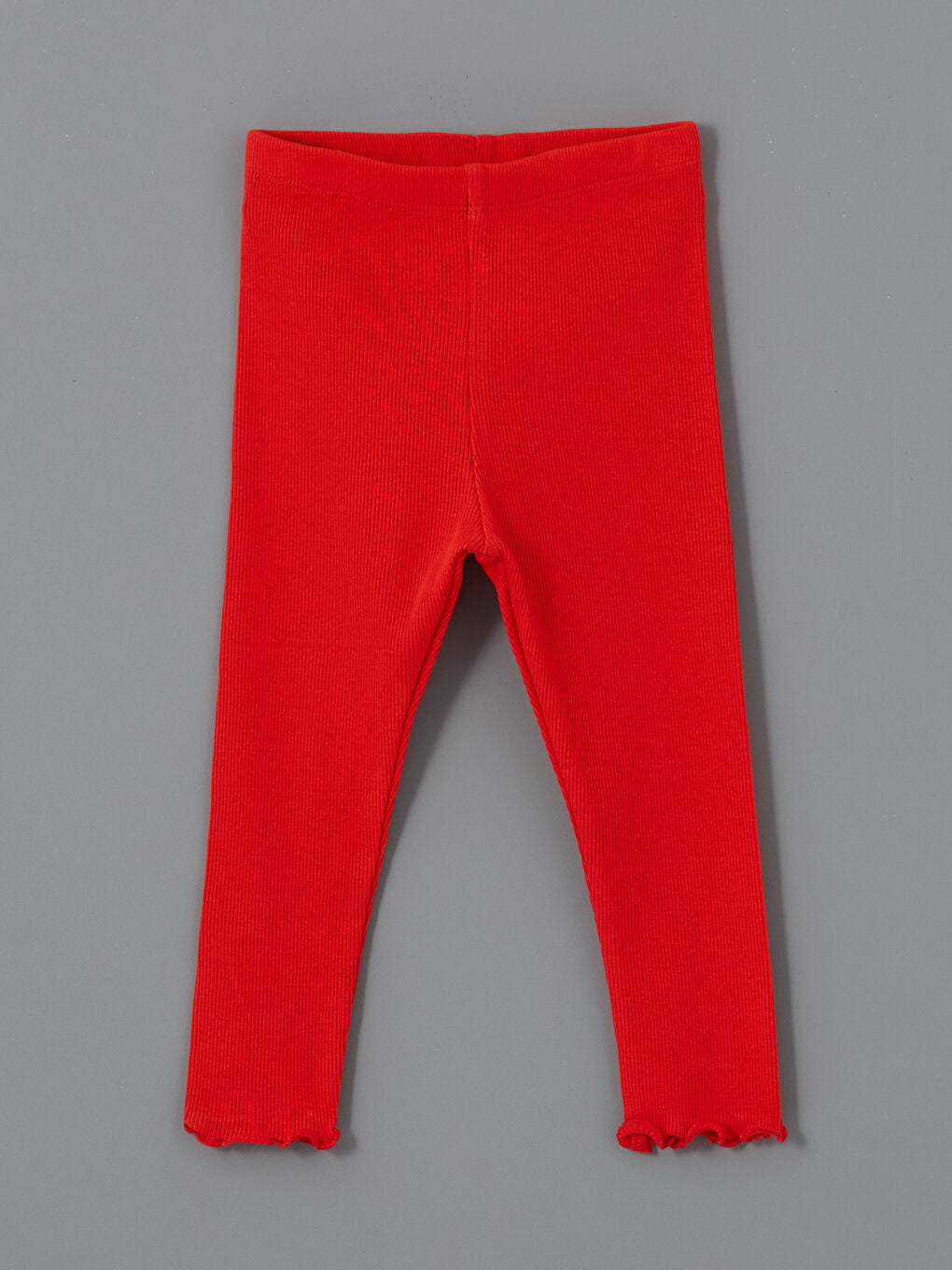 LCW baby Ecru Crew Neck Cherry Printed Baby Girl Sweatshirt and Tights 2-Pack