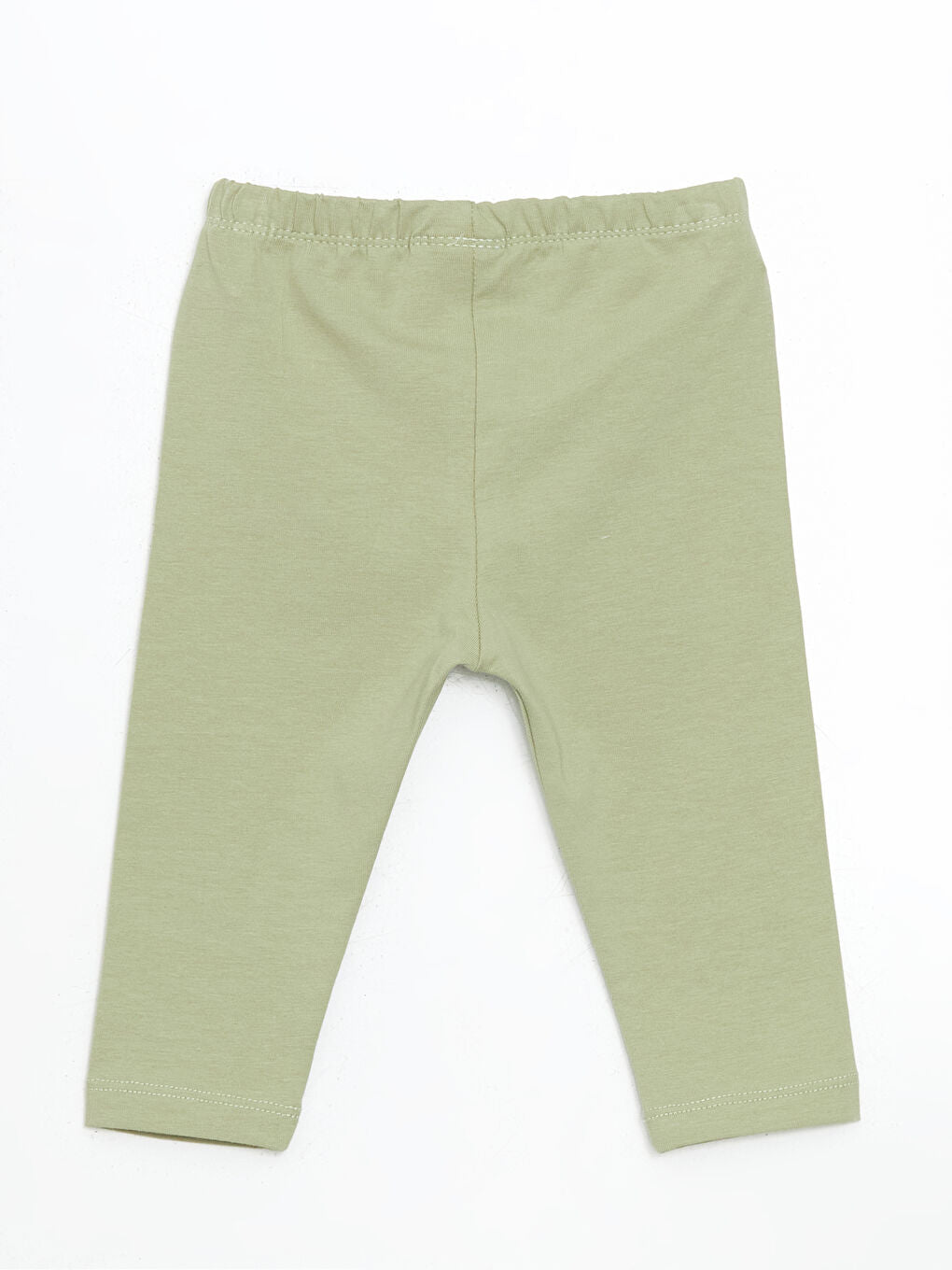 LCW baby Green Crew Neck Floral Girl Blouse and Leggings 2-Pack