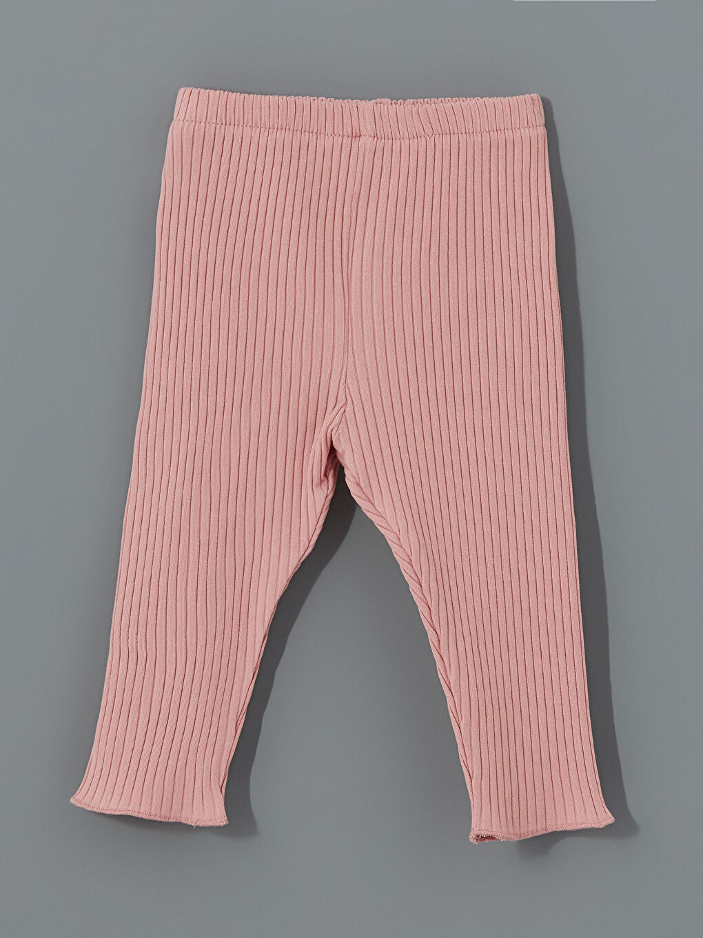 LCW baby Ecru Crew Neck Embroidered Baby Girl Shirt and Tights 2-Pack