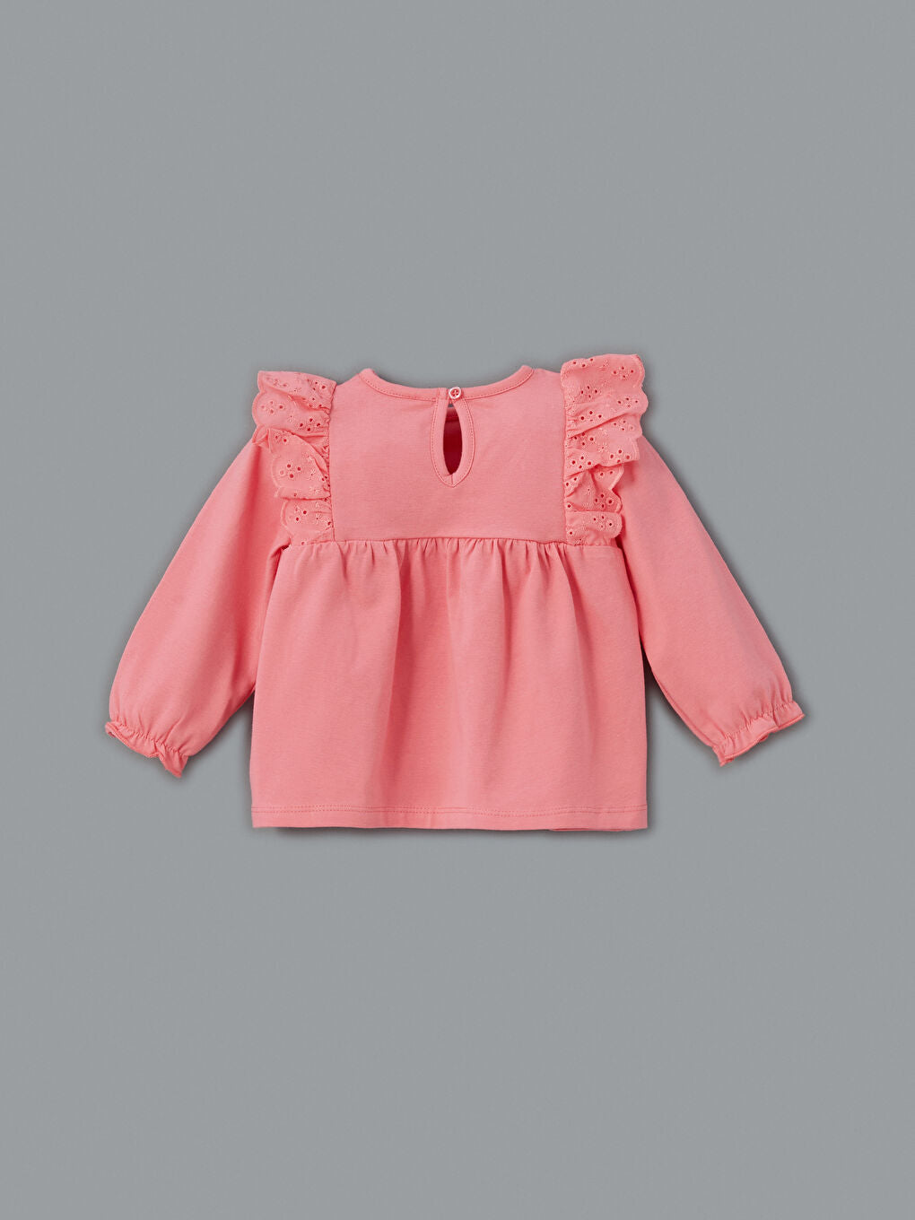 LCW baby Pink Crew Neck Floral Baby Girl Blouse and Leggings 2-Pack